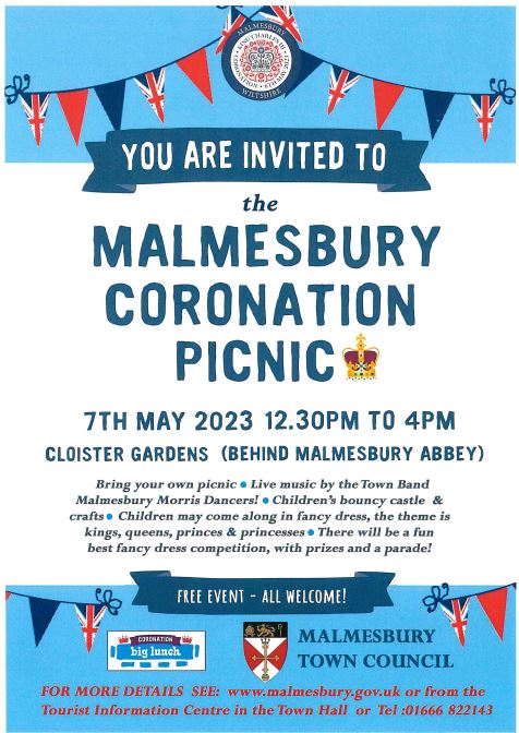 You Are Invited to The Malmesbury Coronation Picnic